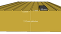 152 mm PIR isolering med spor 0,756 m2/plade