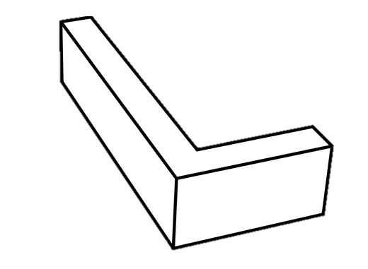 Hjørneskal Esbjerg grå/Beige