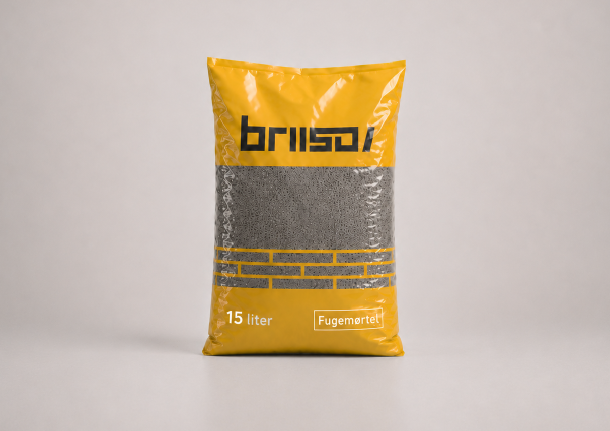 Briiso Fugemørtel F5 Våd Antrazit 0-4 mm 15 ltr